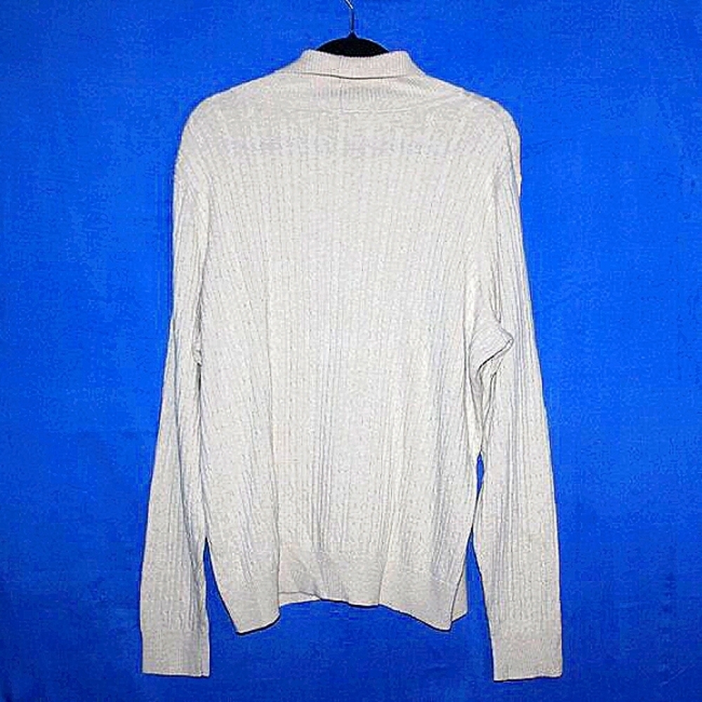 Kim Rogers Mock Neck Rib Knit Sweater Cotton XXL - Picture 3 of 5